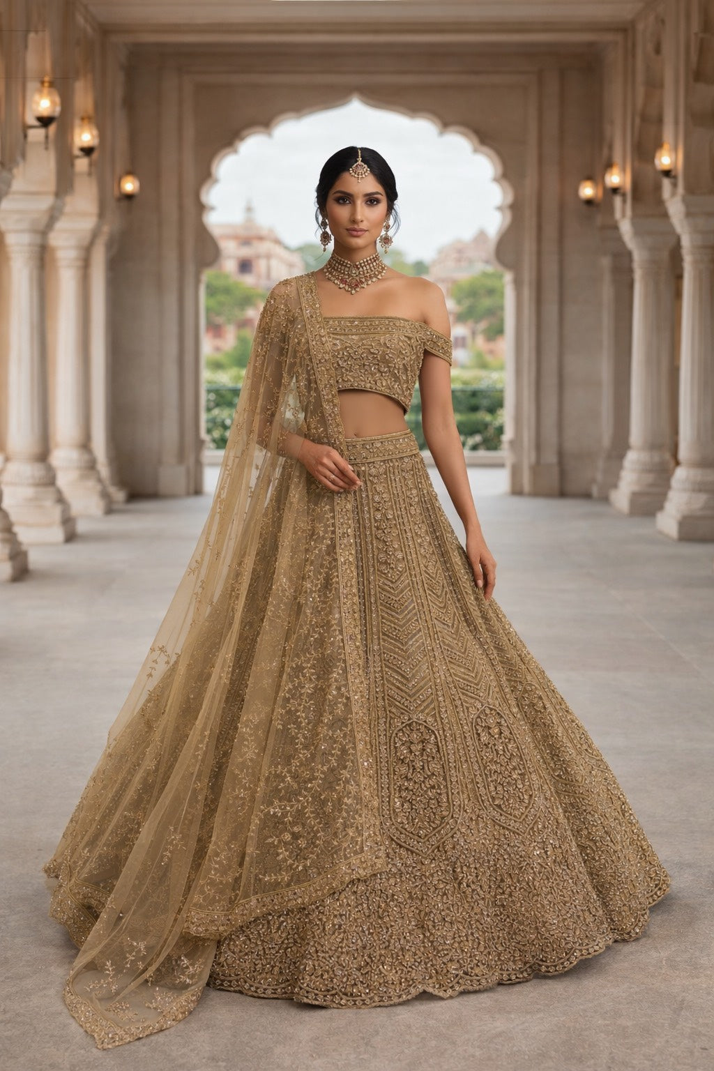 Modern Heirloom Lehenga