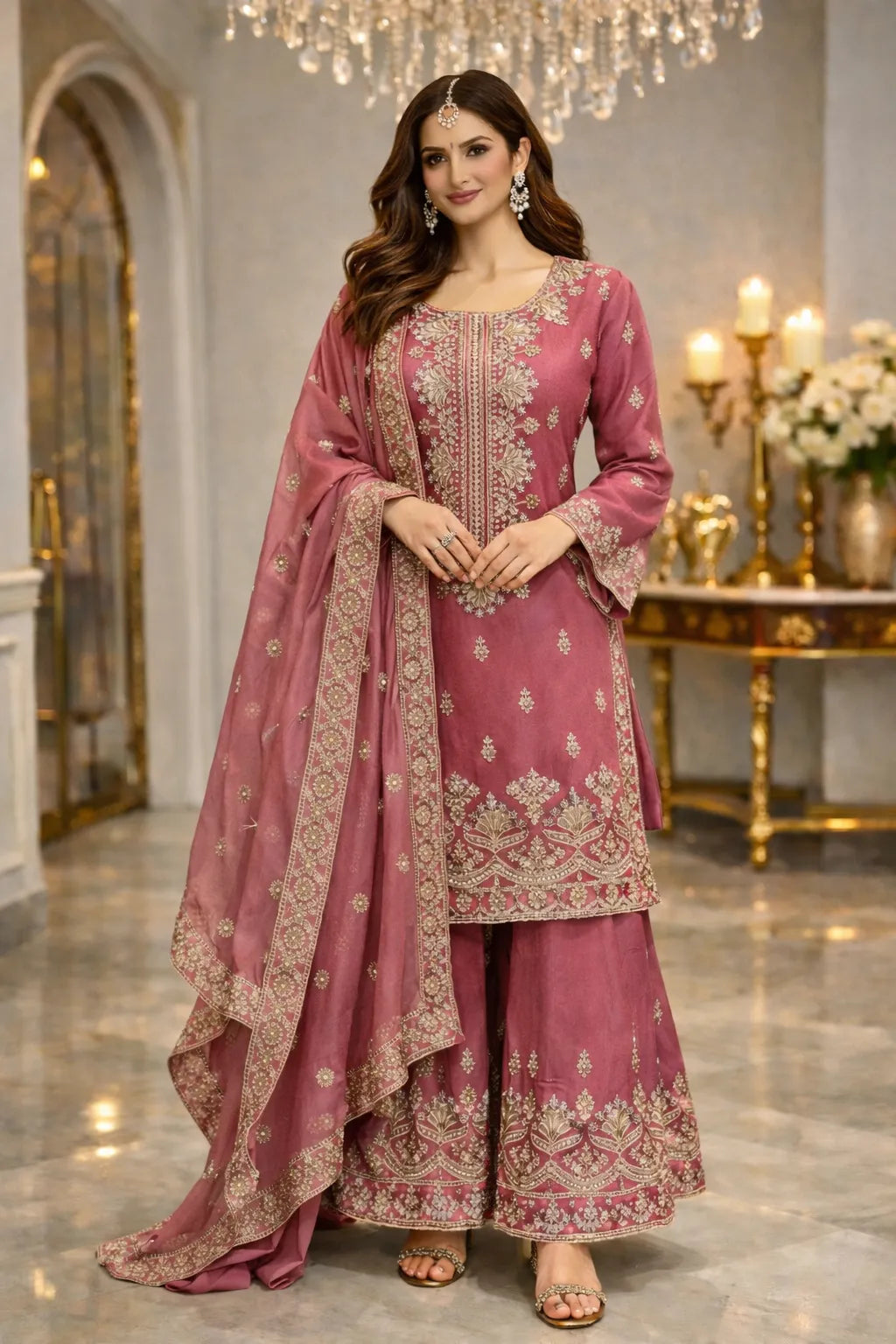 Aarohi Grace Sharara Set