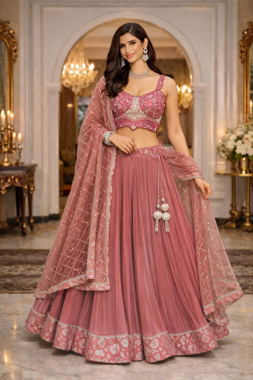 Blush Petal Lehenga