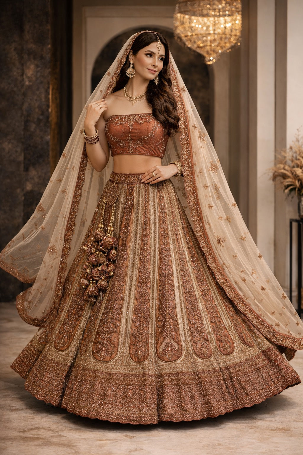 Vintage Royal Bride Lehenga