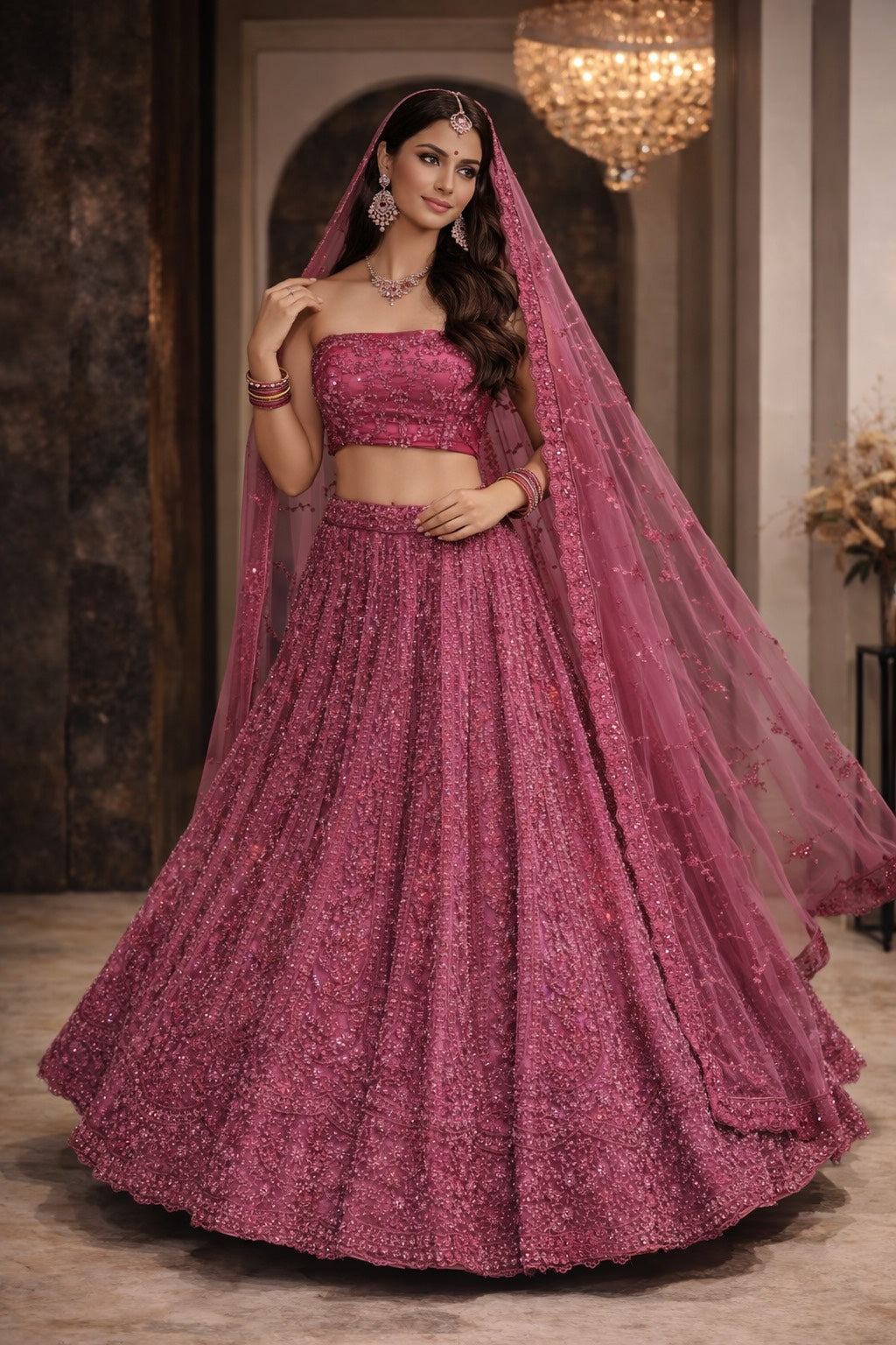 Bloom Grace Party Lehenga