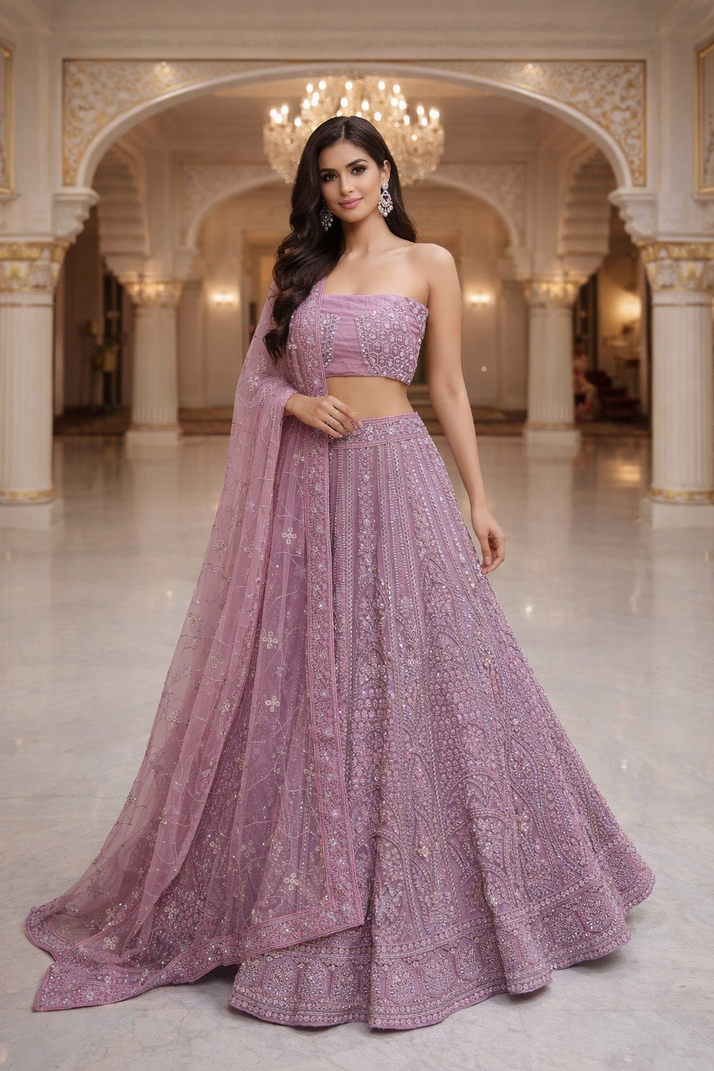 Divine Crown Lehenga