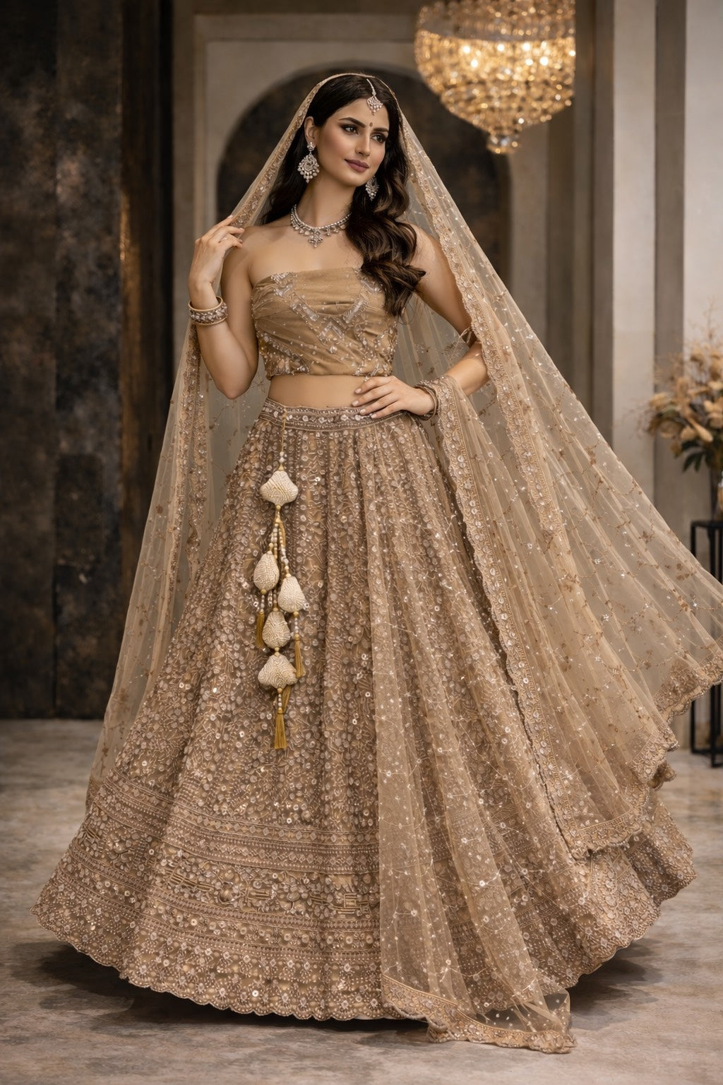 Golden Dune Elegant Lehenga