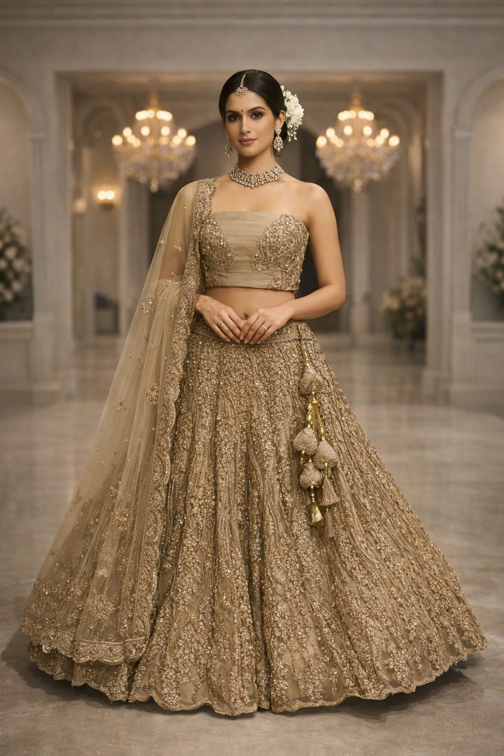 Crowned Majesty Lehenga