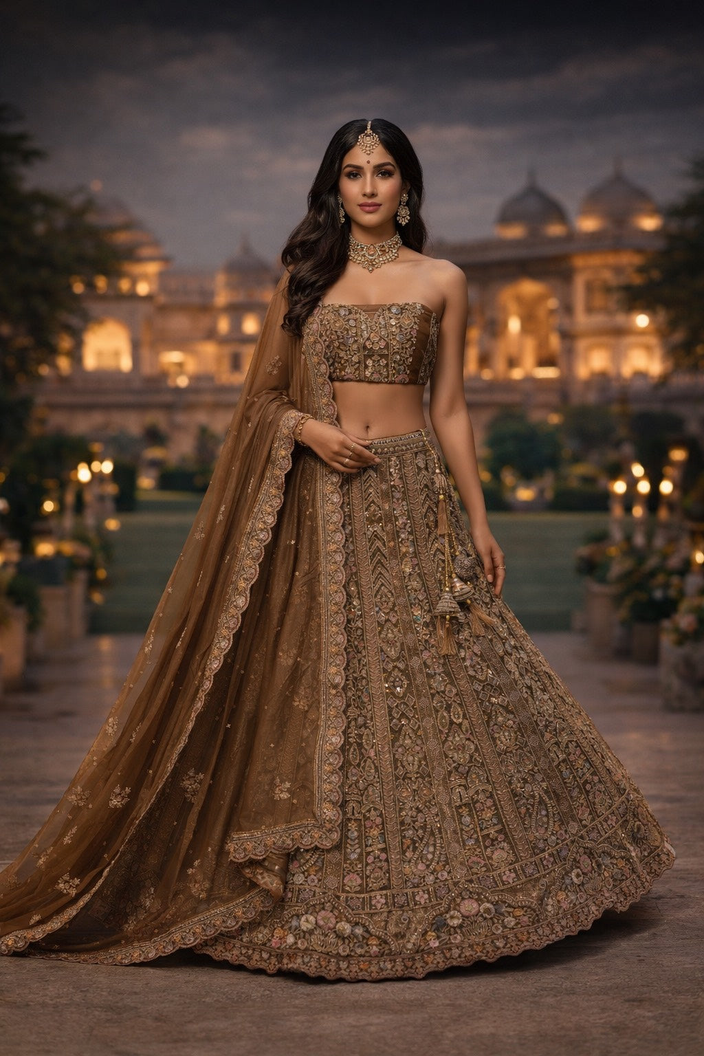 Serene Flow Lehenga