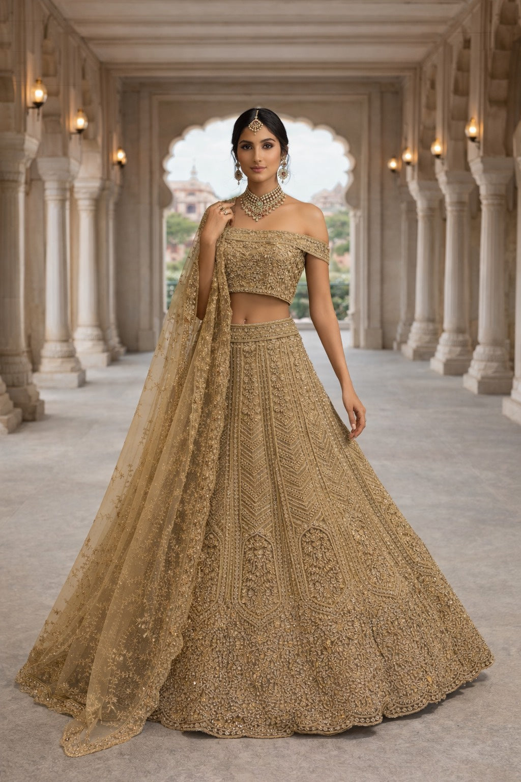 Modern Heirloom Lehenga