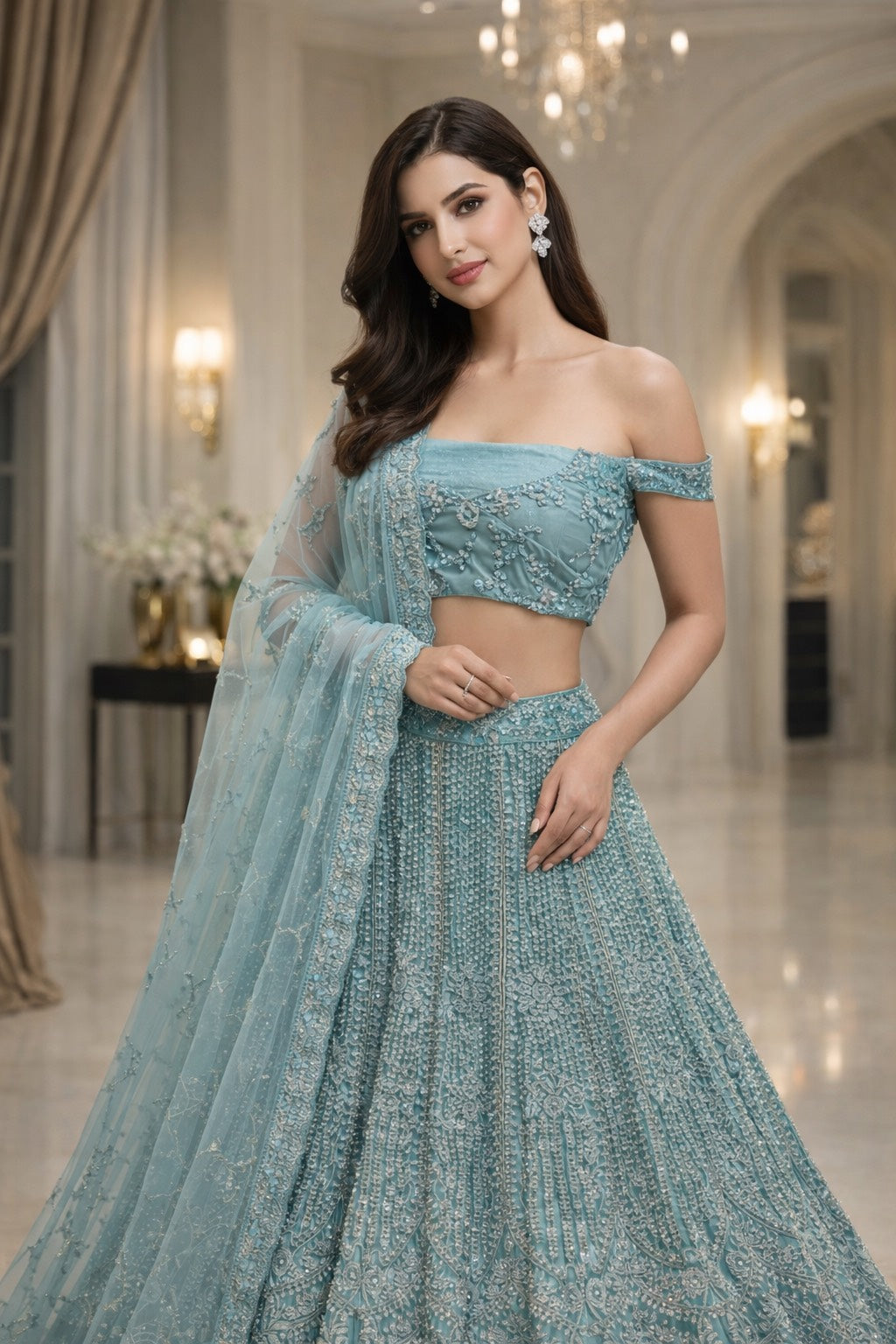 Grace Embroidered lehenga
