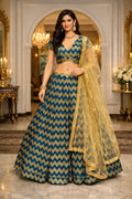 Royal Chevron Lehenga