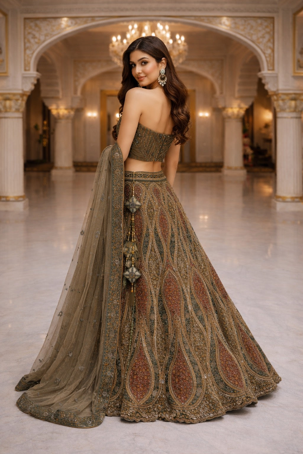 Crownlit Empress Lehenga