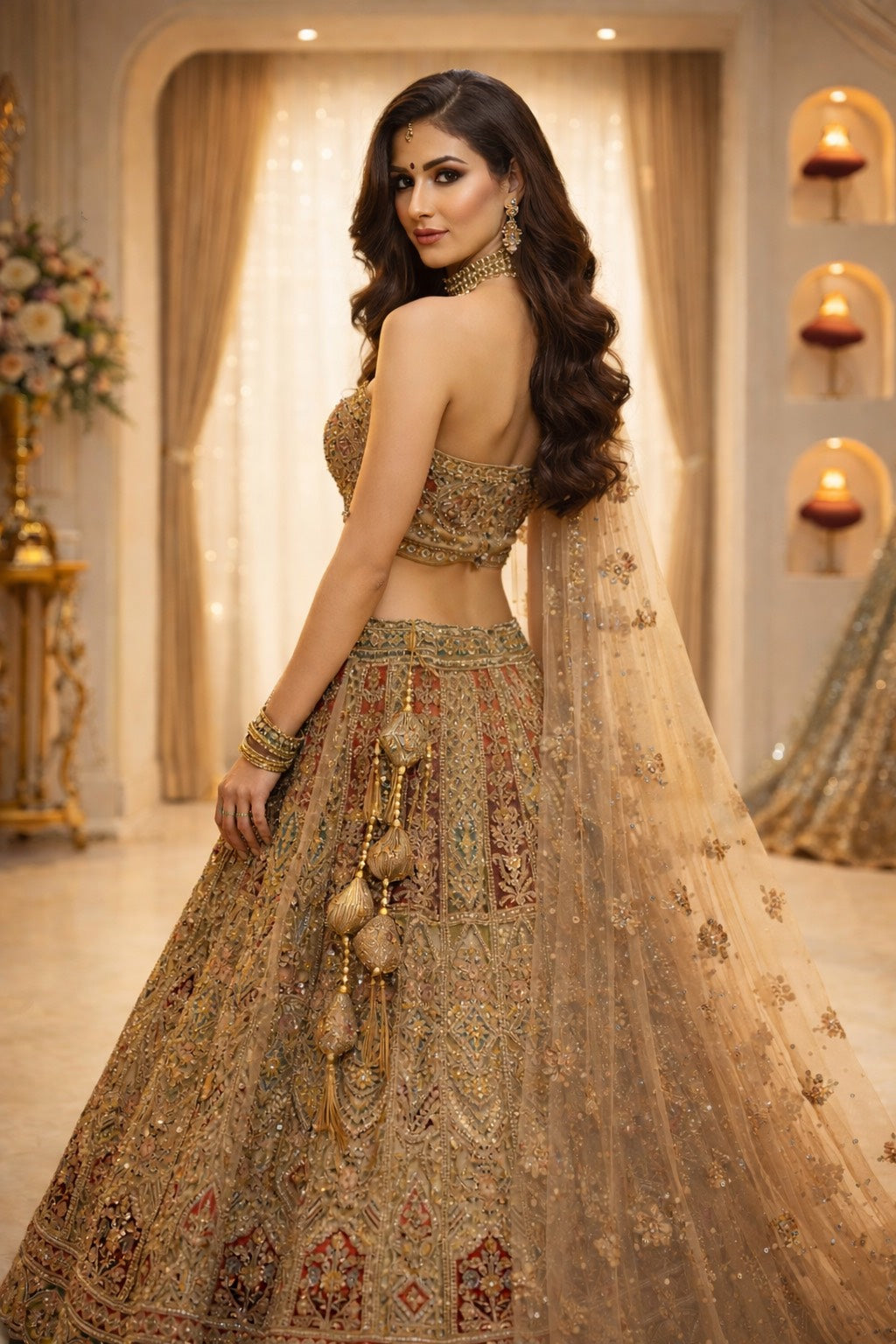 Opulent Drape Lehenga