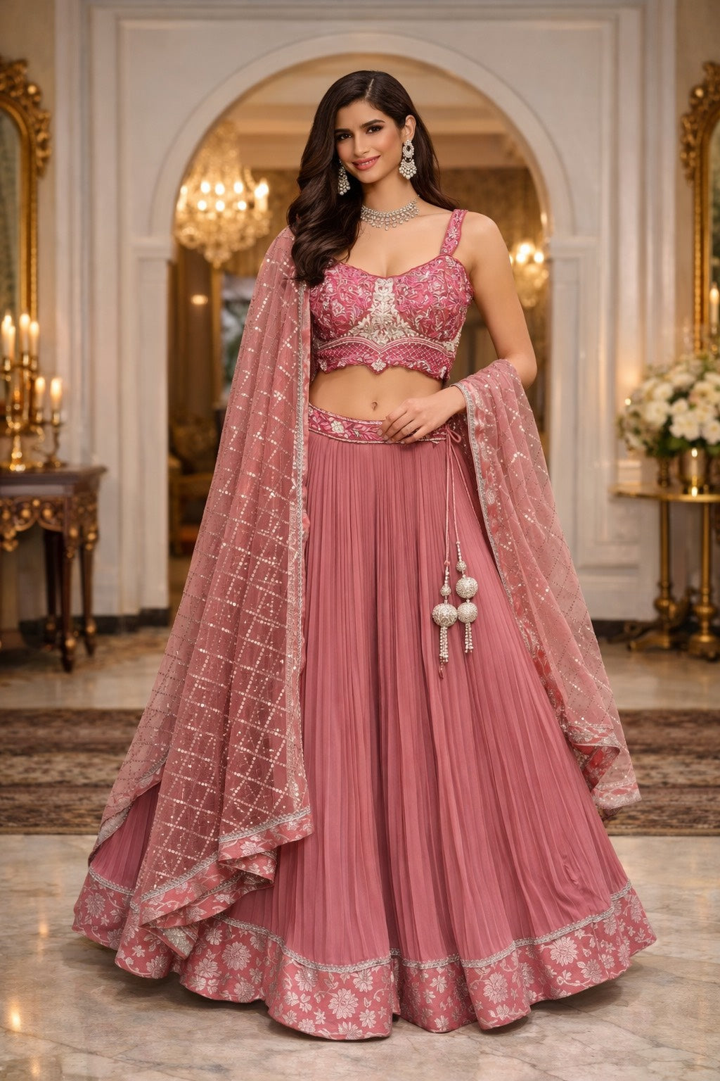 Blush Petal Lehenga