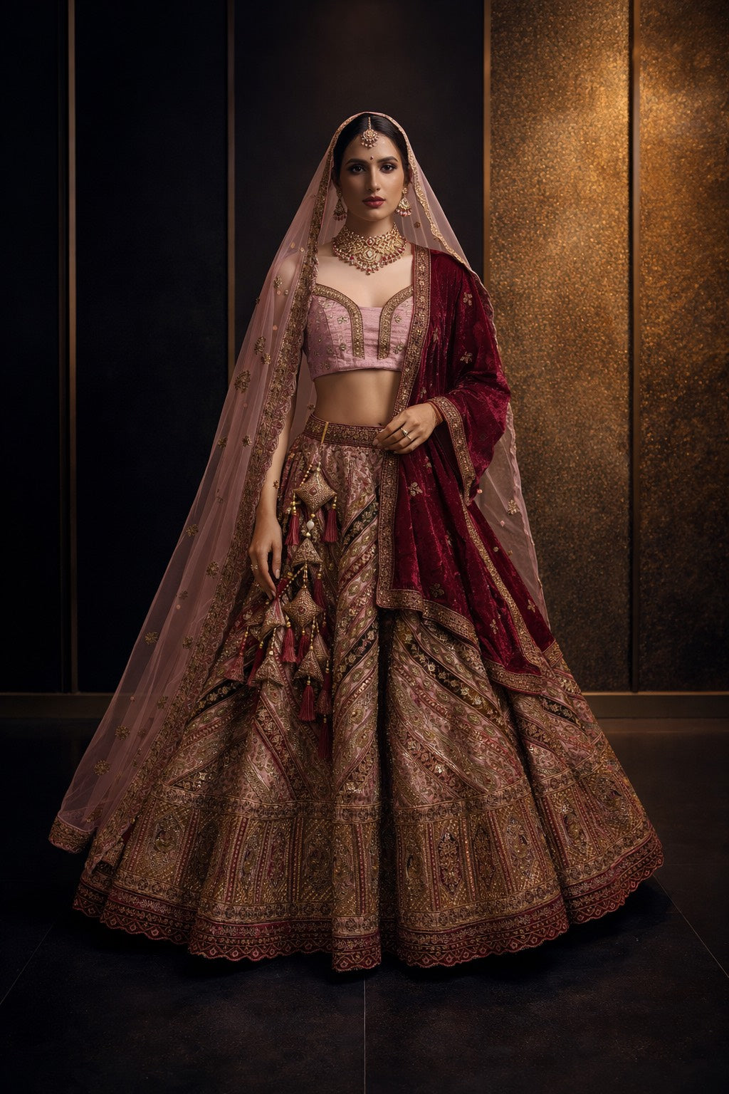 Noor-e-Riwaayat Bridal Lehenga