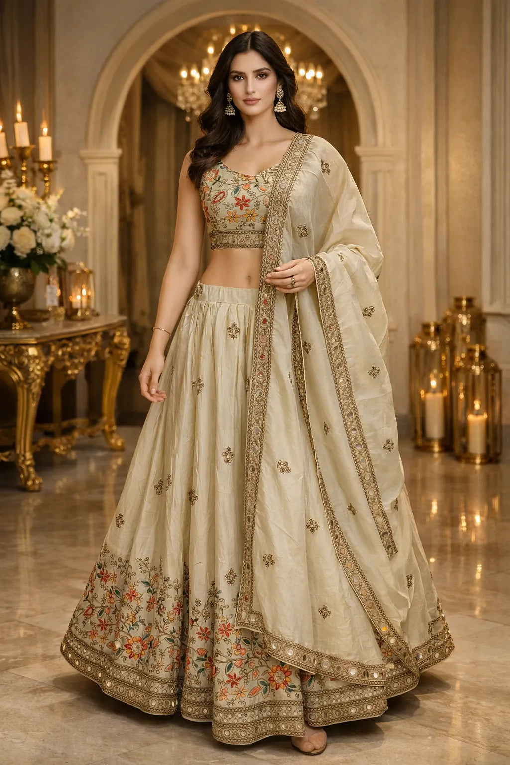 Etheral Blossom Lehenga