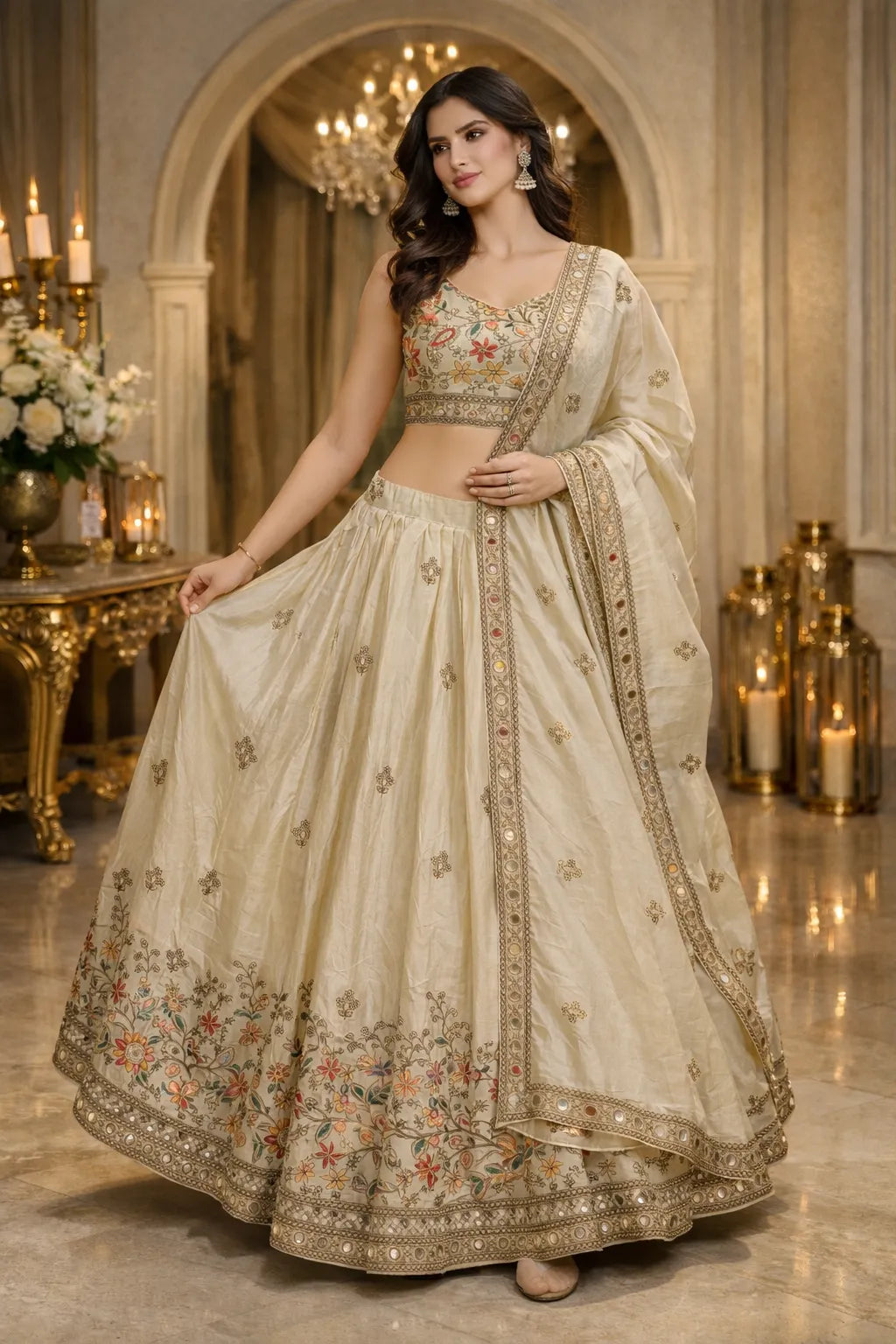 Etheral Blossom Lehenga