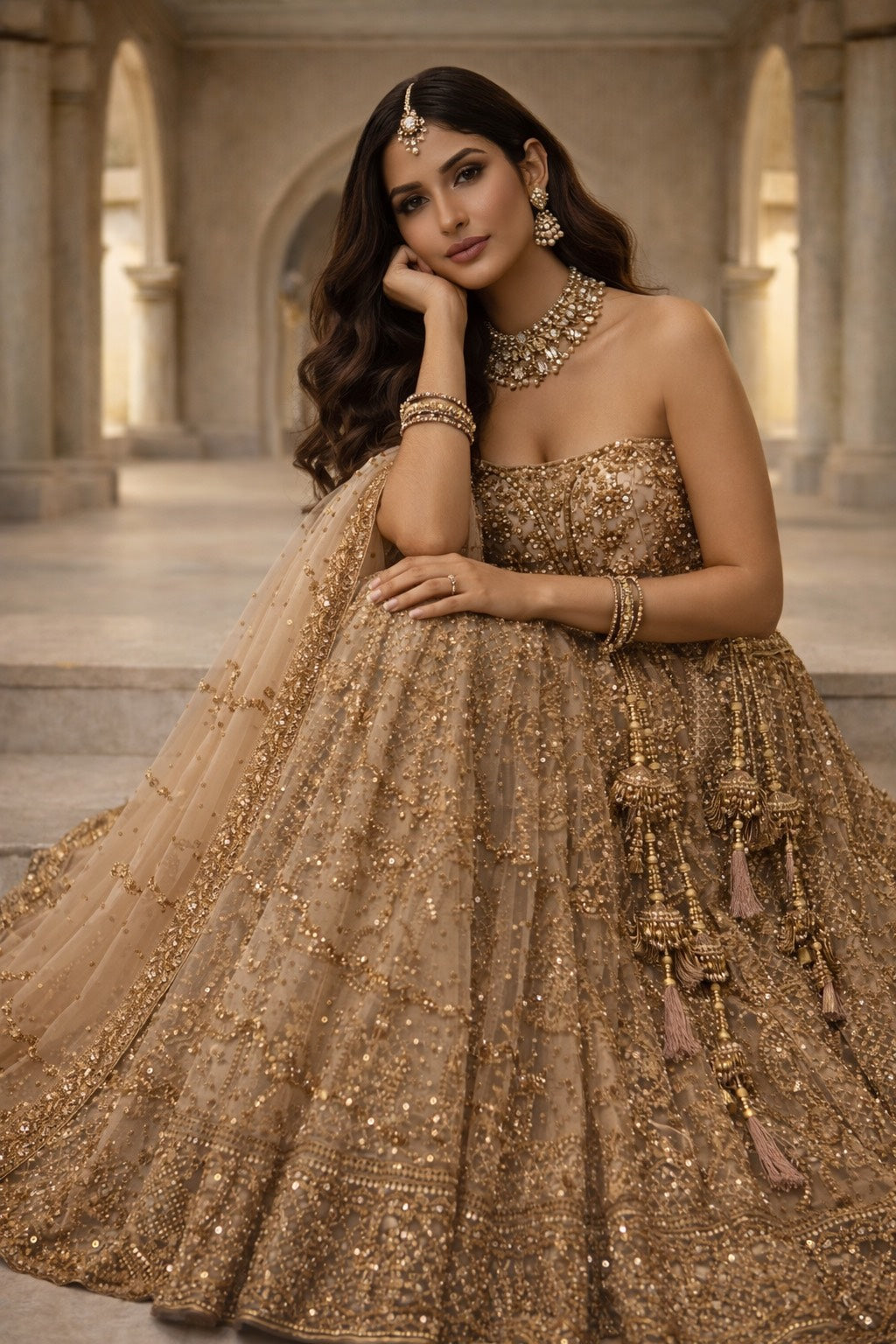 Gleam Essence Lehenga
