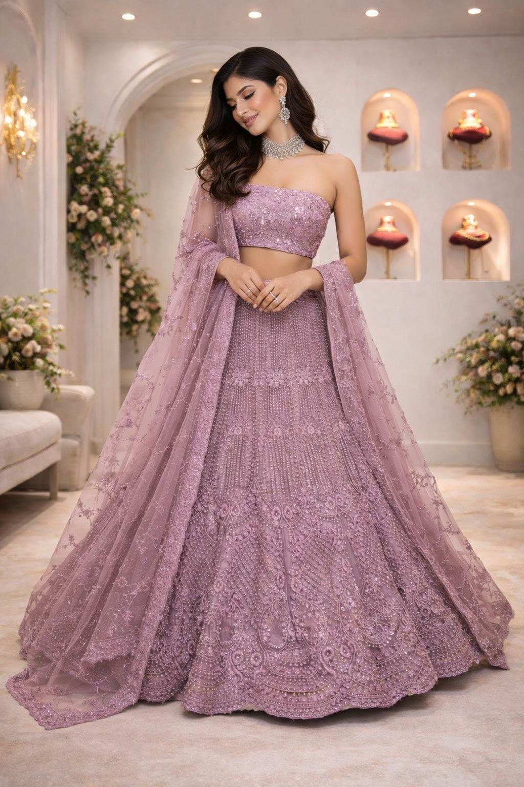 Grace Embroidered lehenga