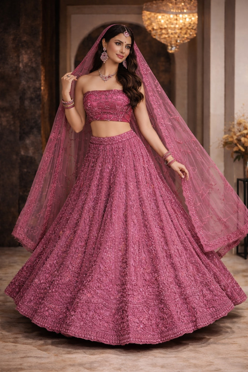 Bloom Grace Party Lehenga