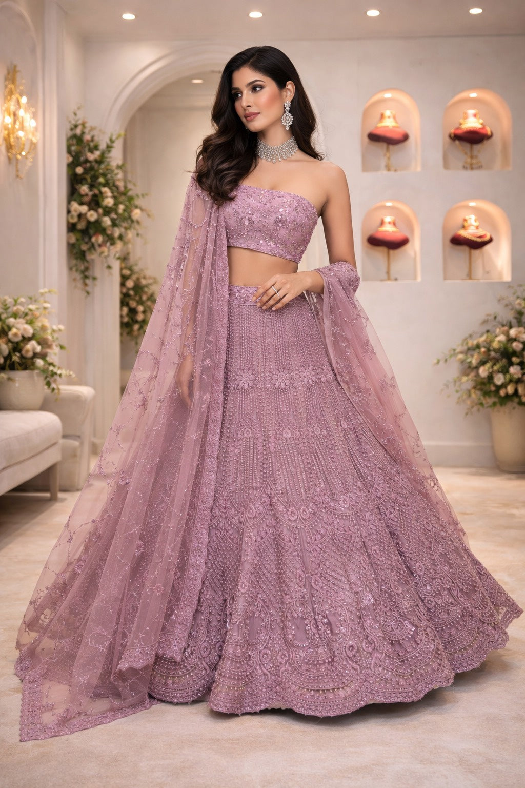 Grace Embroidered lehenga
