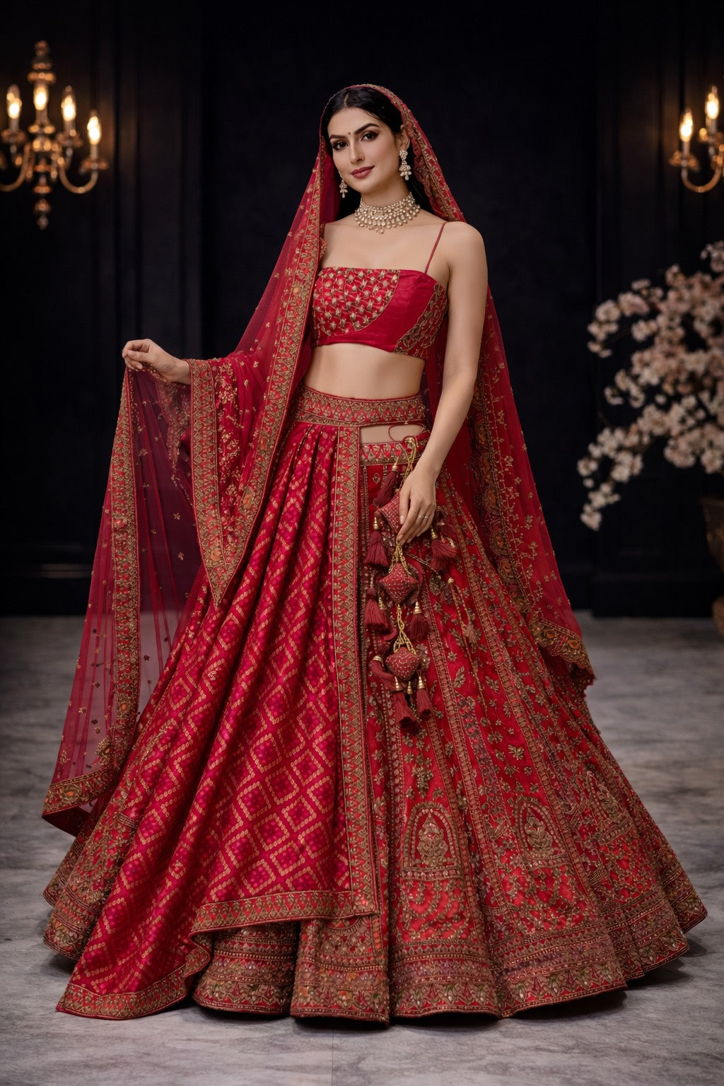 Crimson Royale Bridal Lehenga