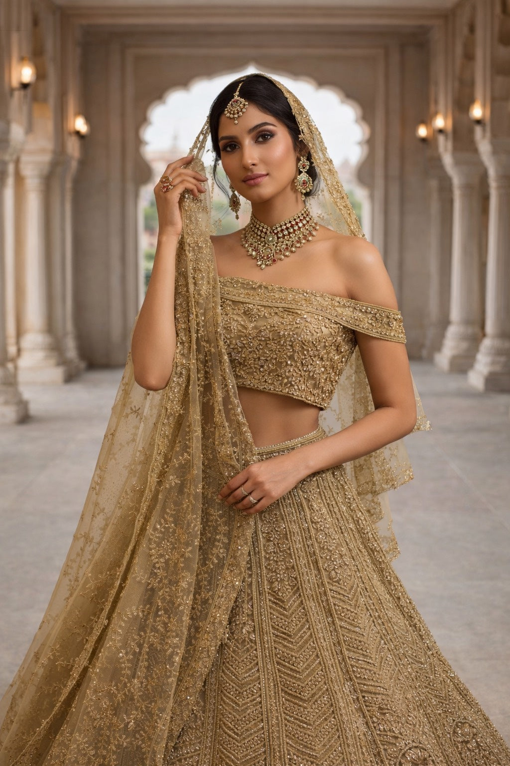 Modern Heirloom Lehenga
