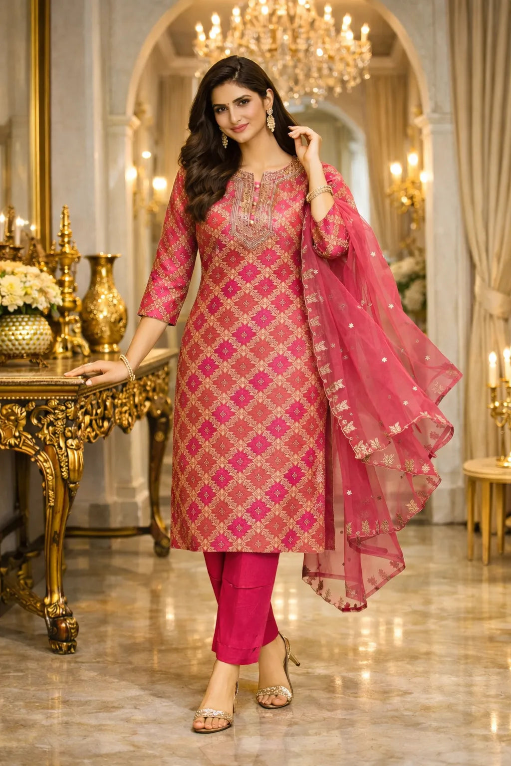 Gulnaar Elegant Suit Set