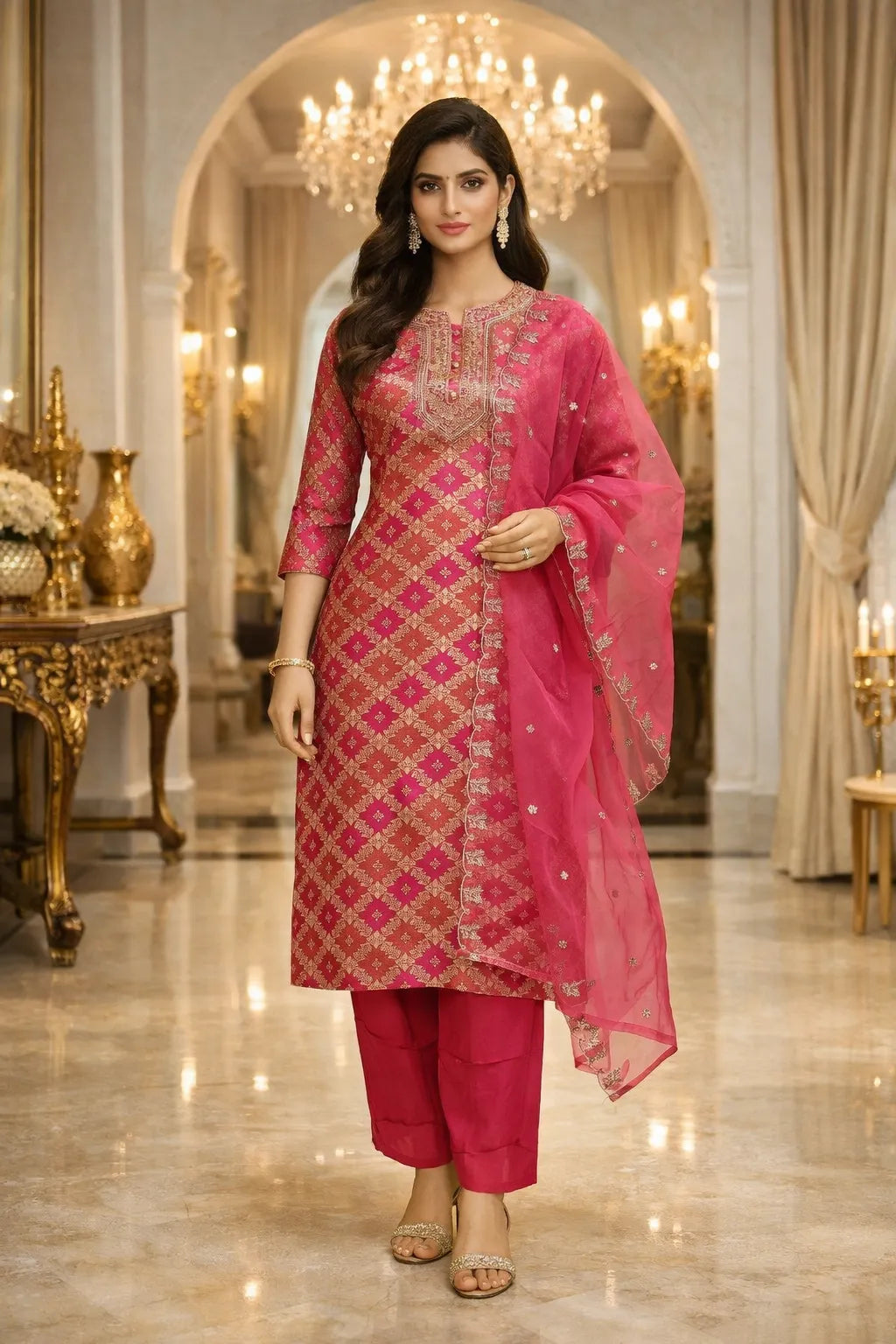 Gulnaar Elegant Suit Set