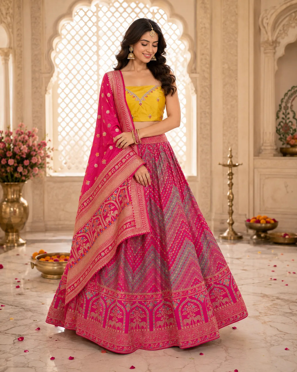 Noorani Banarasi Lehenga