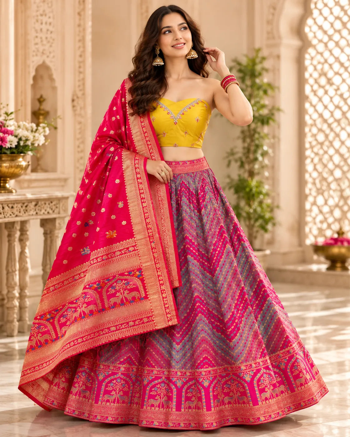 Noorani Banarasi Lehenga