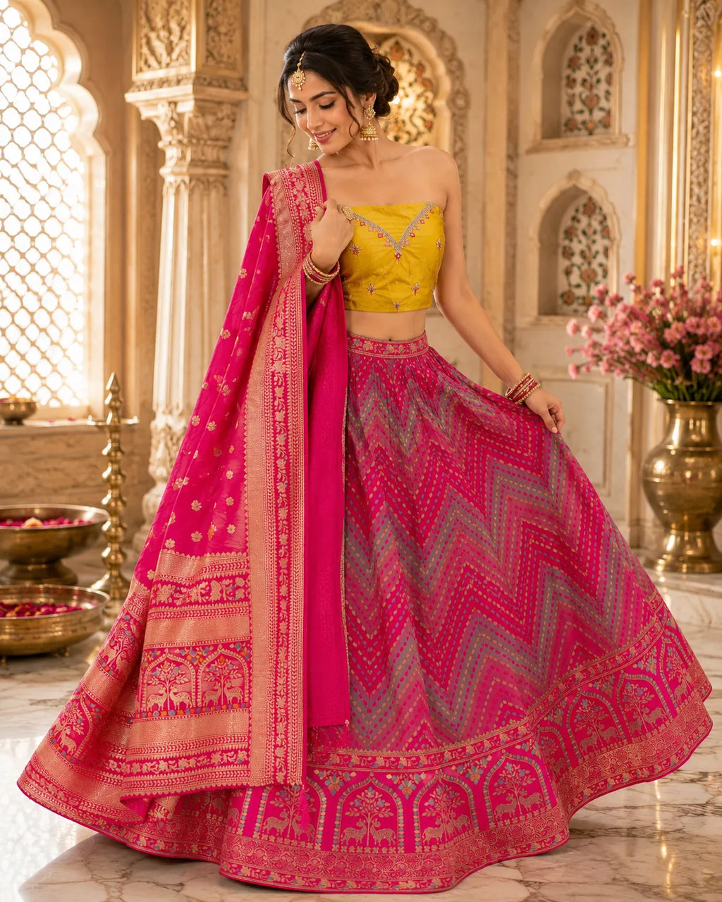 Noorani Banarasi Lehenga