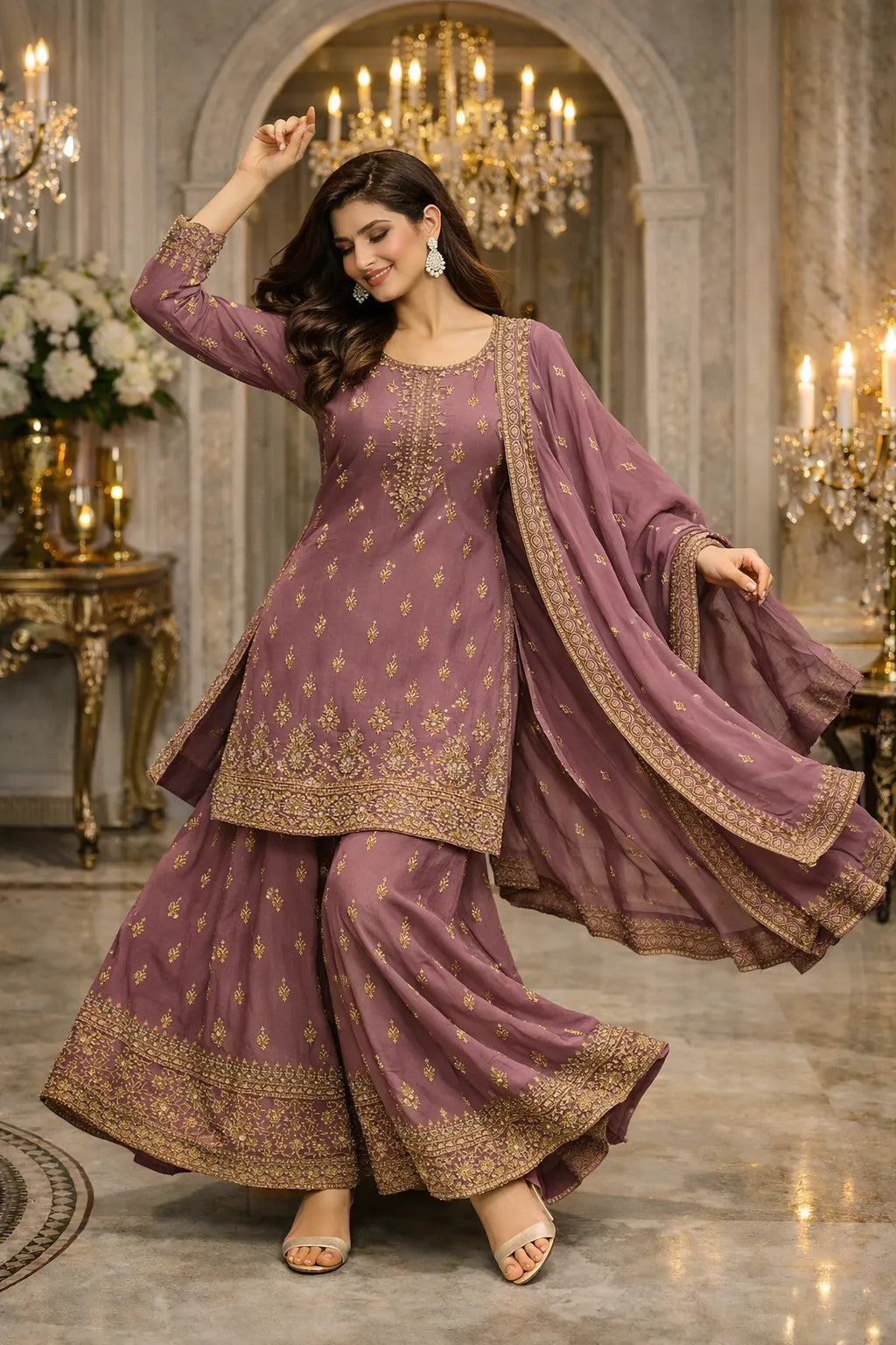 Nooraya Sharara Set
