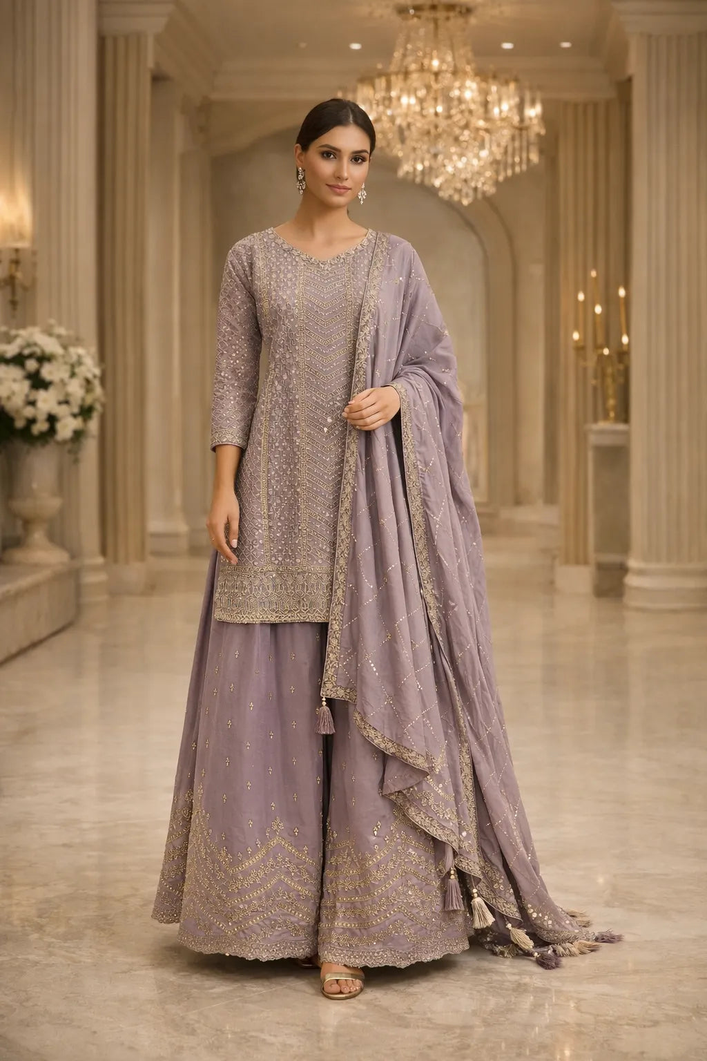 Noor-e-Ada Sharara Set