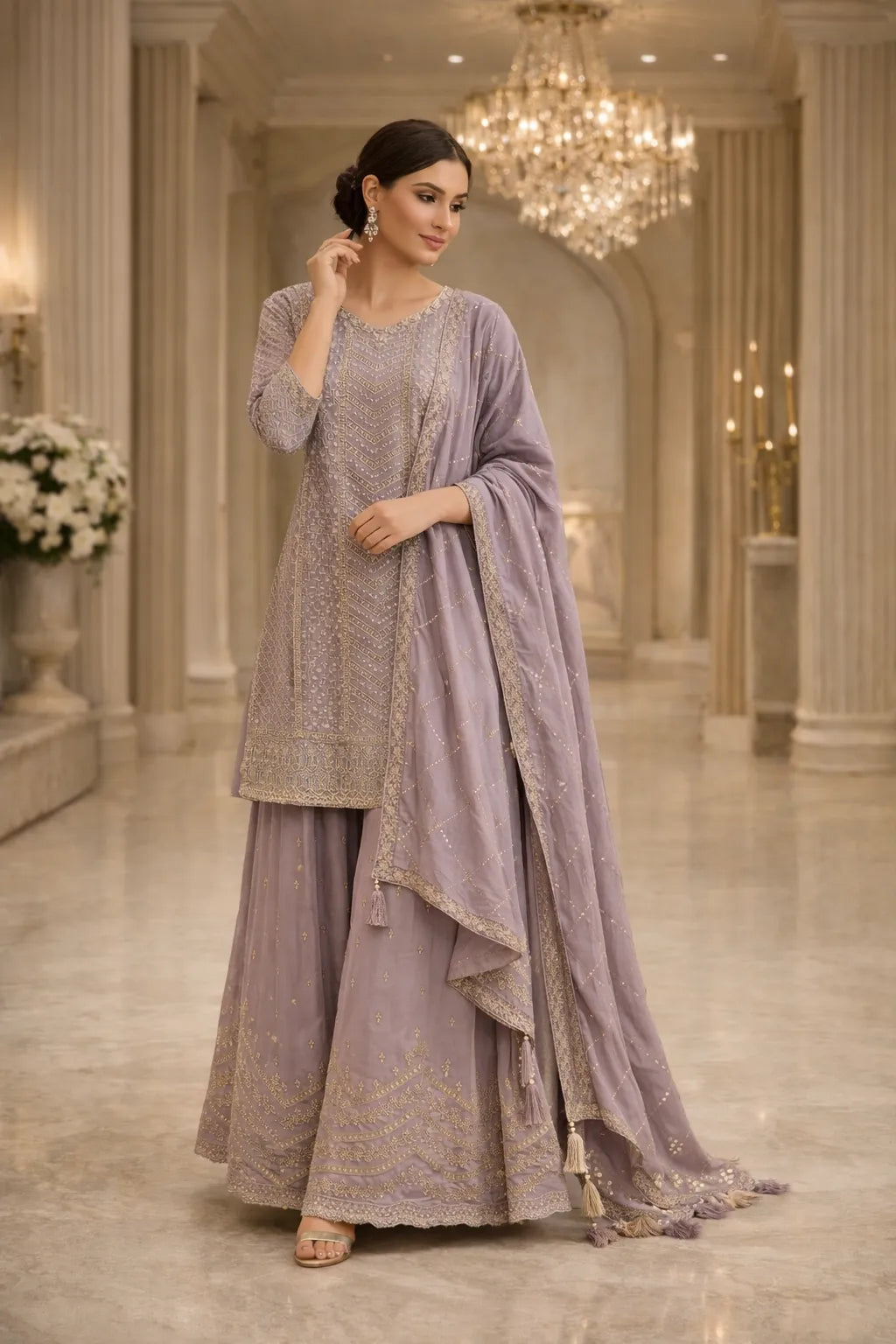 Noor-e-Ada Sharara Set