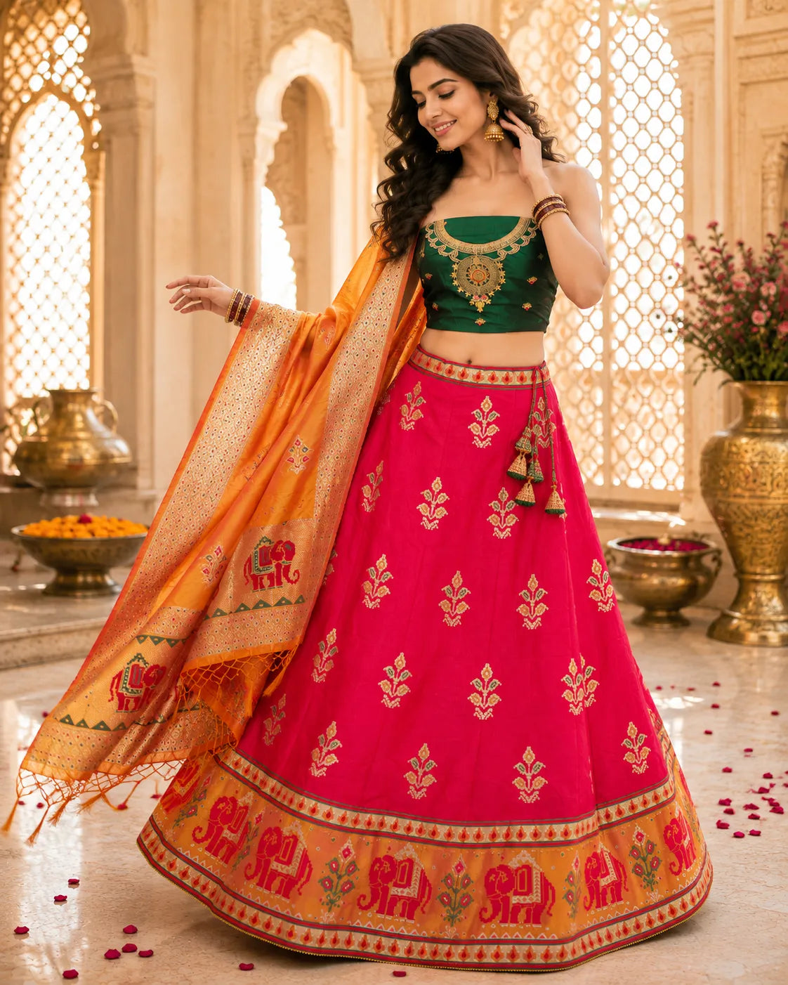 Rajsi Gajraj Banarasi Lehenga