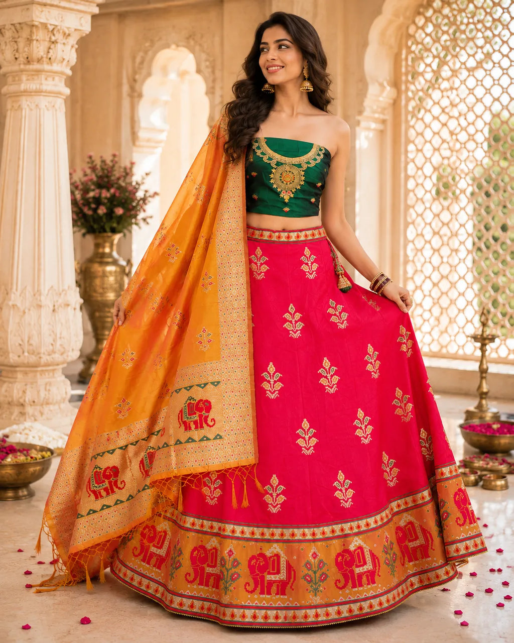 Rajsi Gajraj Banarasi Lehenga