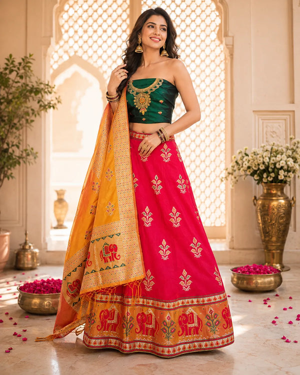 Rajsi Gajraj Banarasi Lehenga