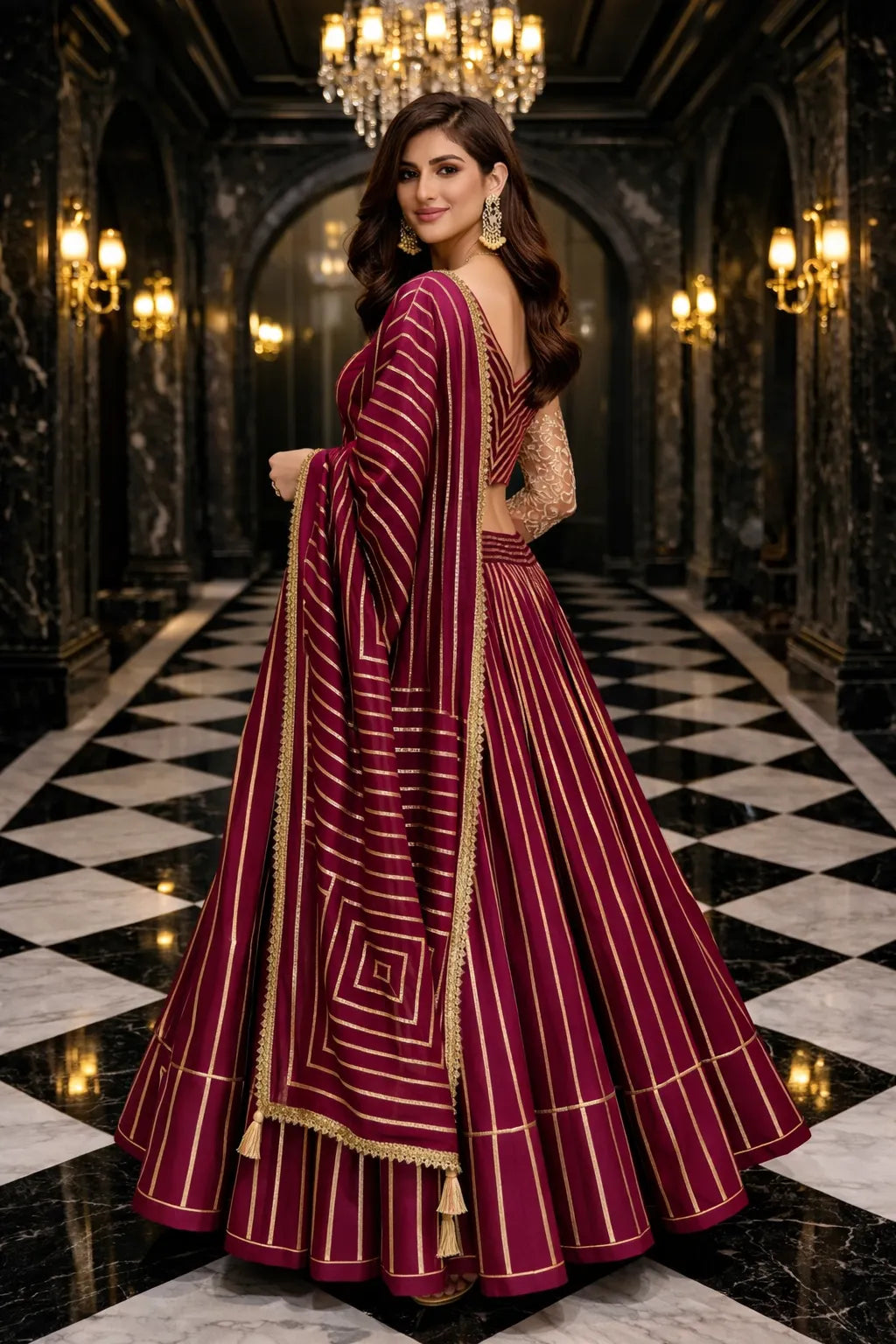 Velvet Royale Lehenga