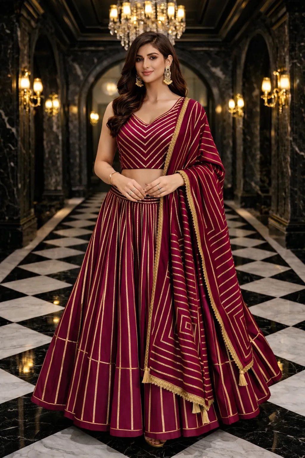 Velvet Royale Lehenga
