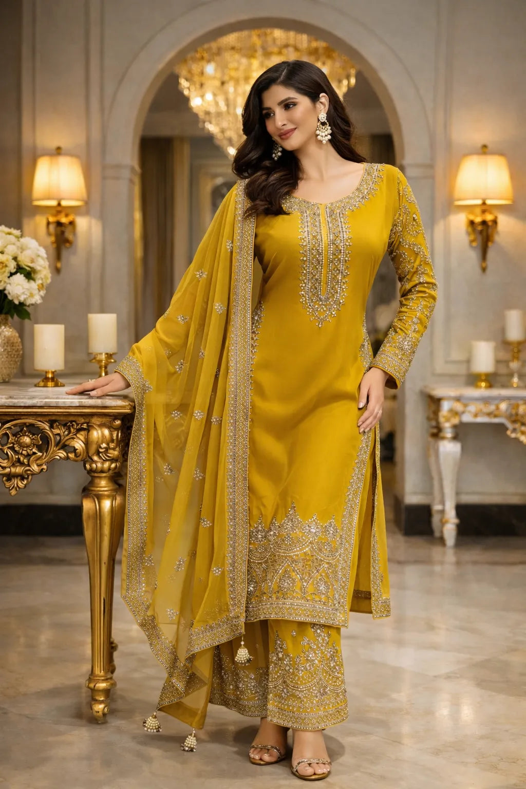 Zareen Noor Sharara Set