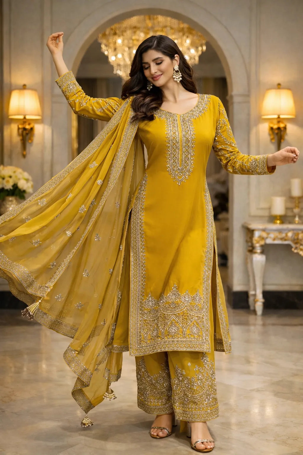 Zareen Noor Sharara Set