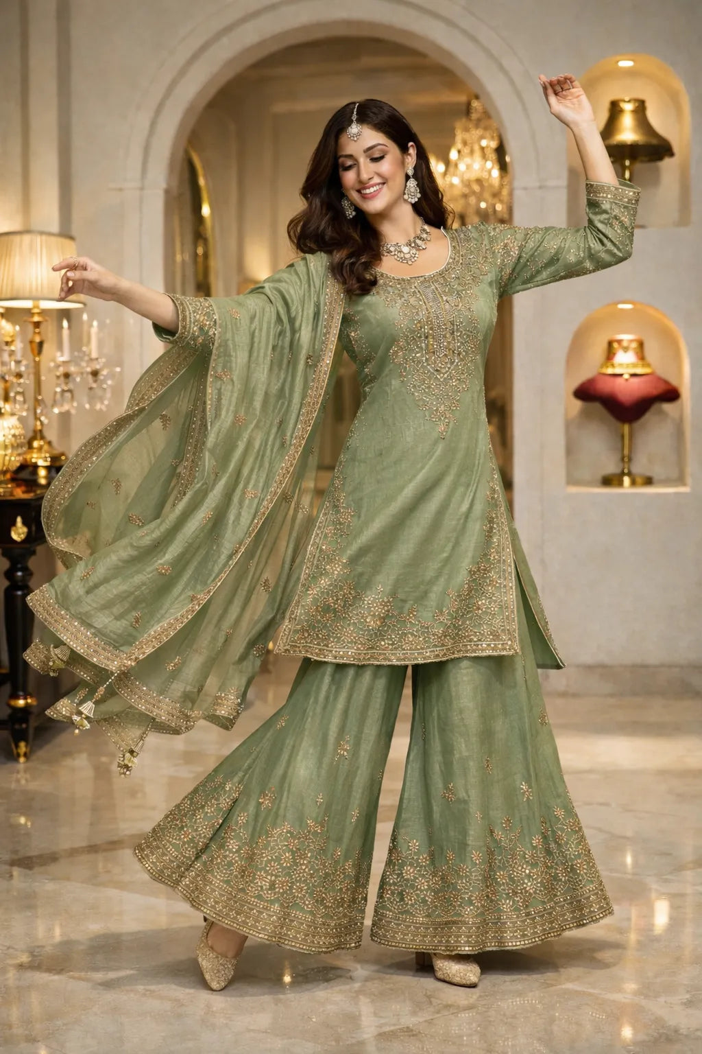 Zivara Sharara Set