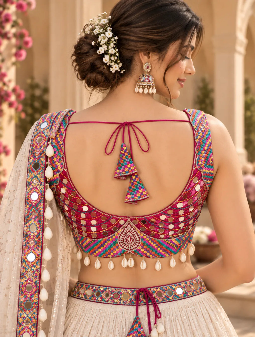 Aabira Mirrorwork Dandiya Blouse