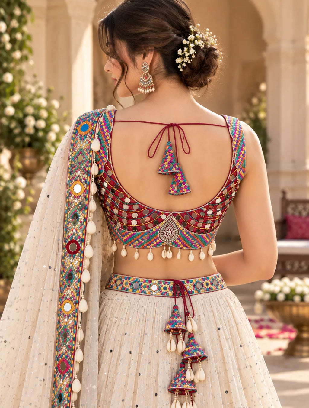 Aabira Mirrorwork Dandiya Blouse