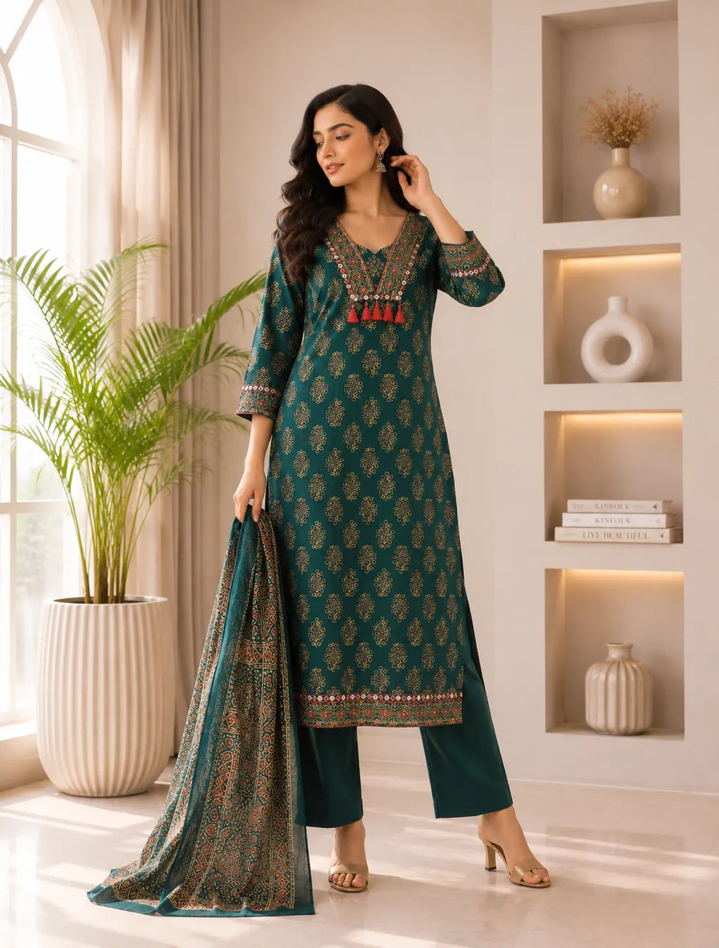 Aarika Heritage Cotton Suit Set