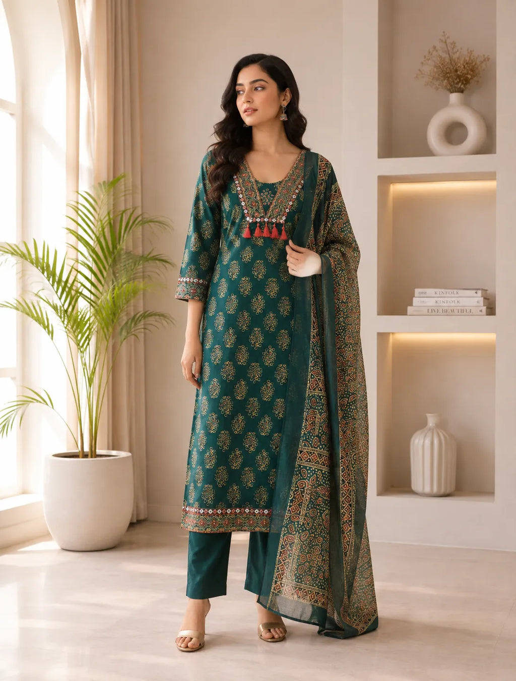 Aarika Heritage Cotton Suit Set
