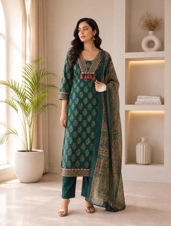 Aarika Heritage Cotton Suit Set