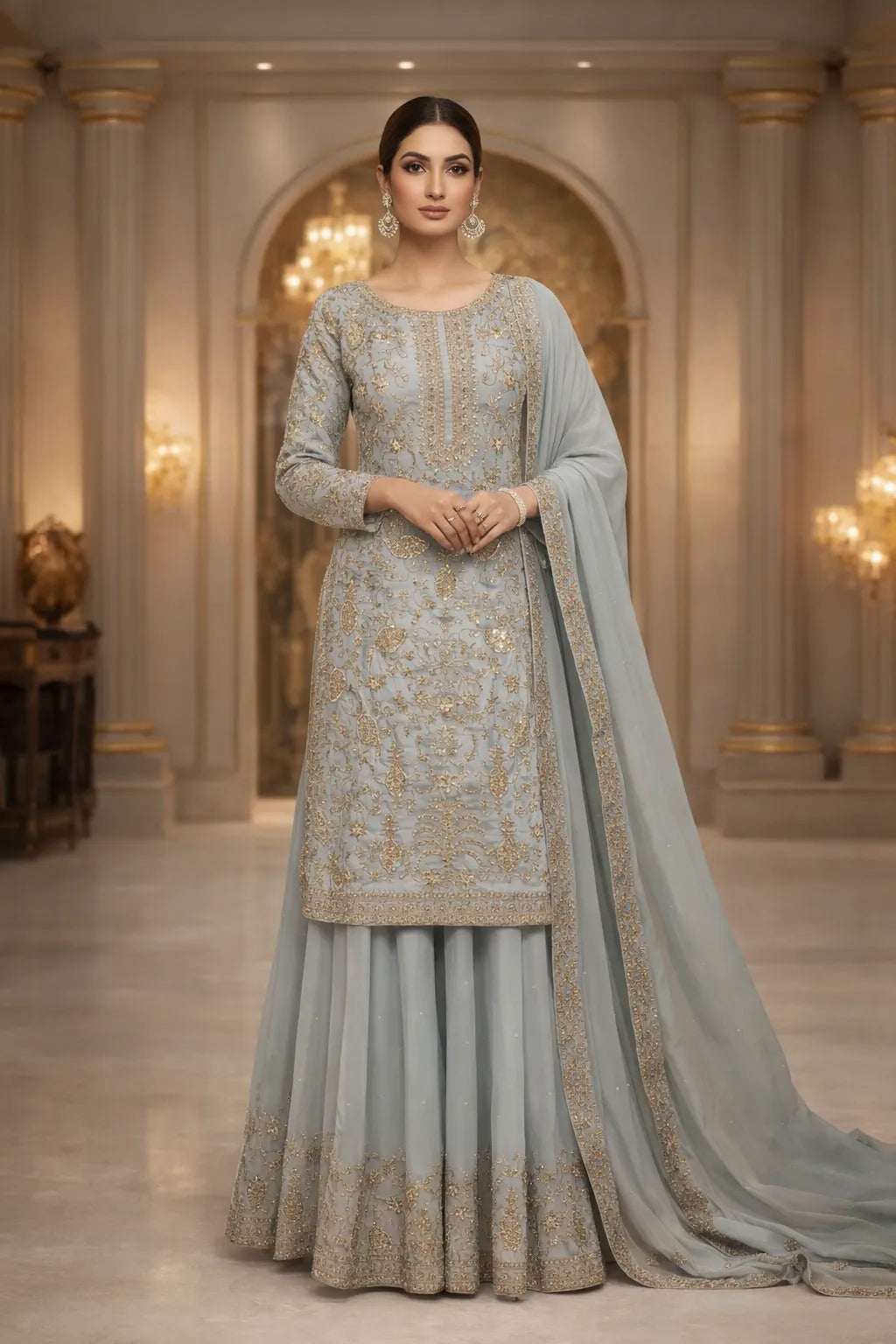 Aarohi Elegant Sharara Set