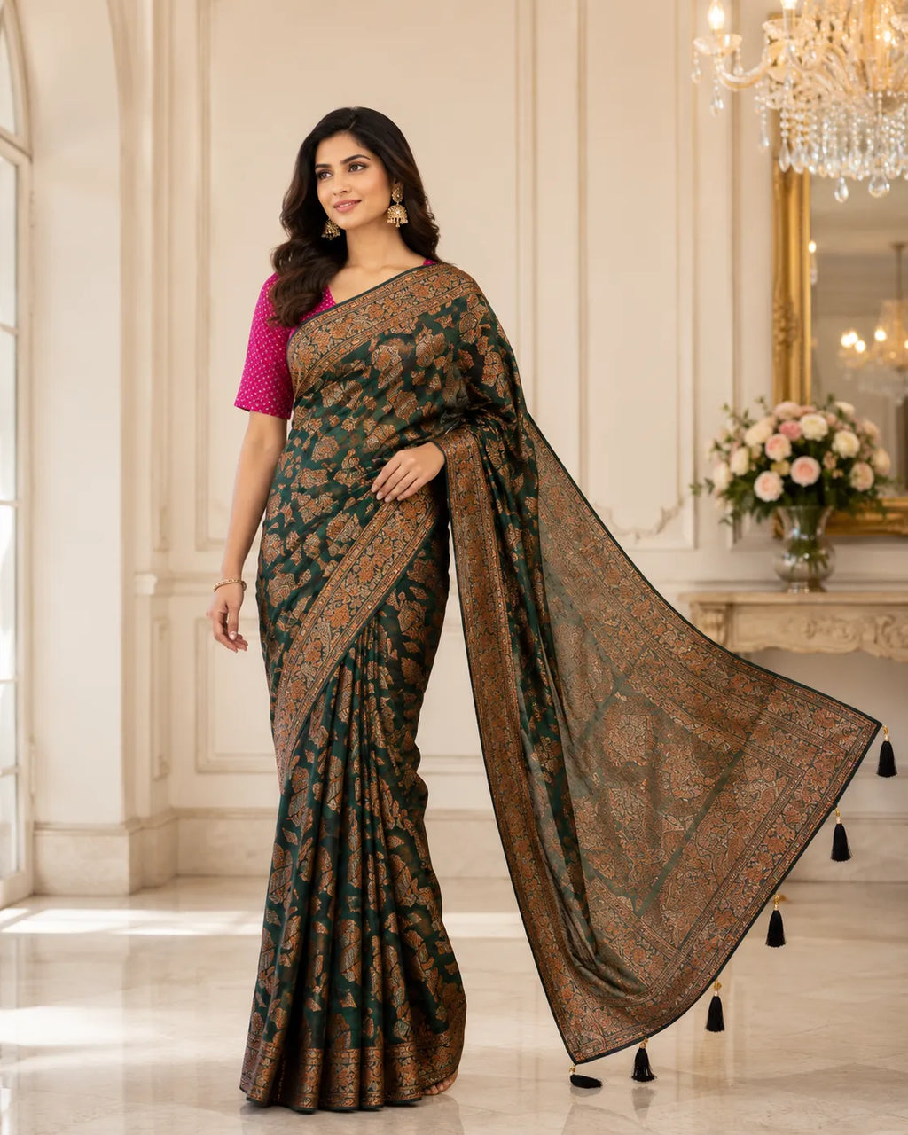 Aarunya Zari Saree