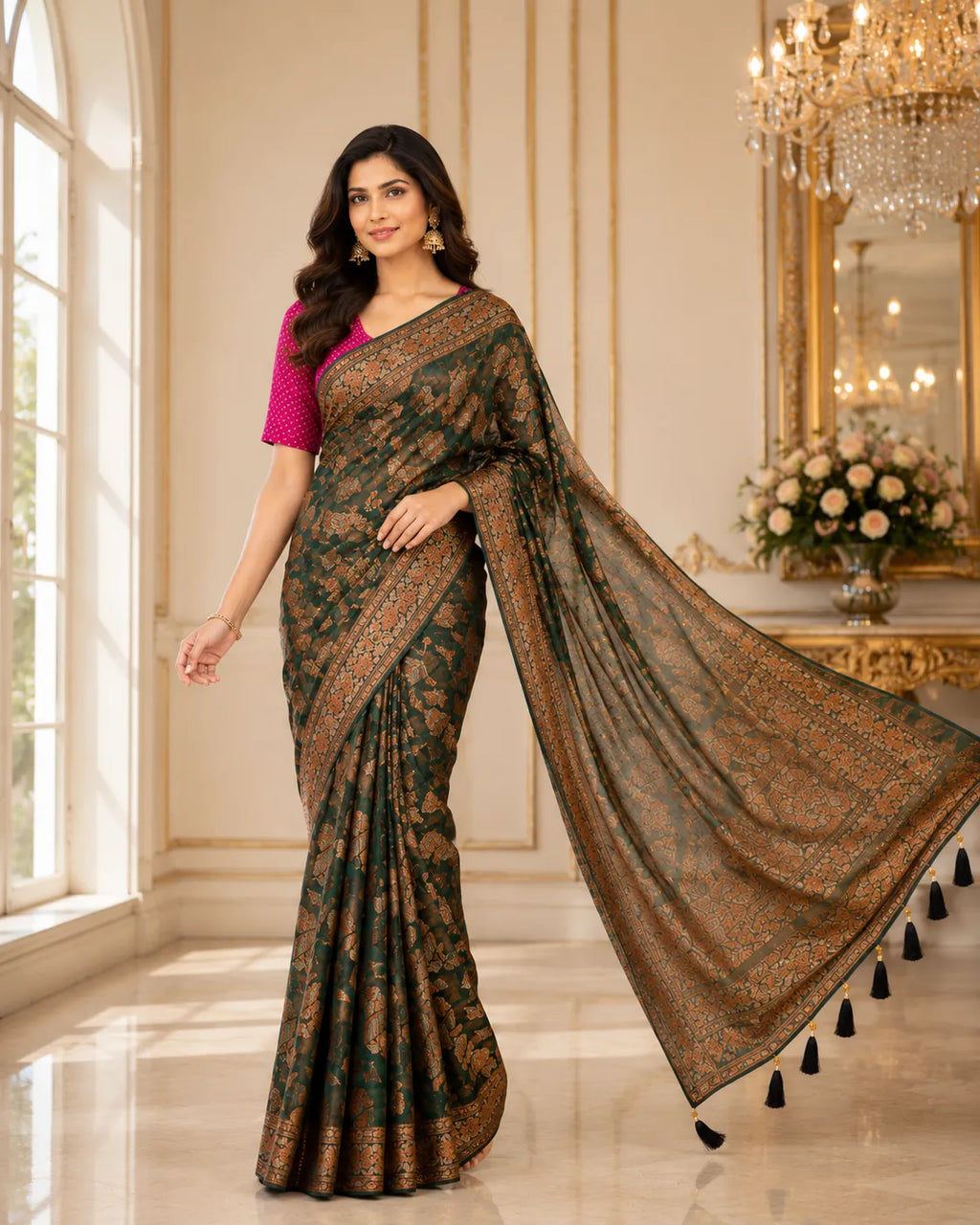 Aarunya Zari Saree