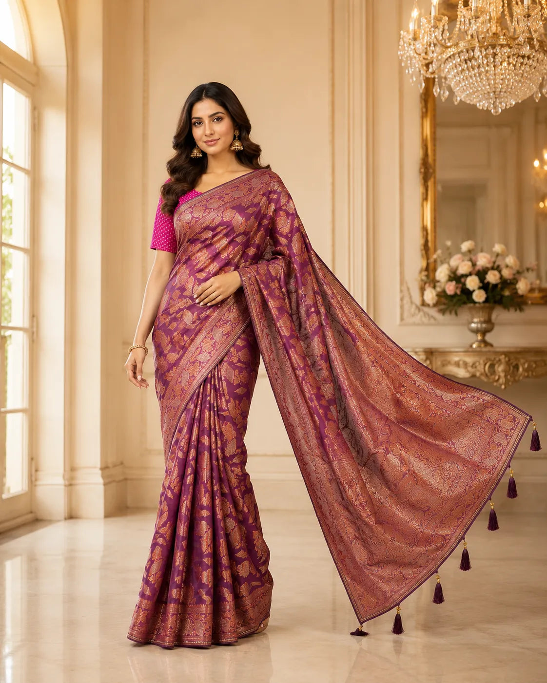 Aarunya Zari Saree