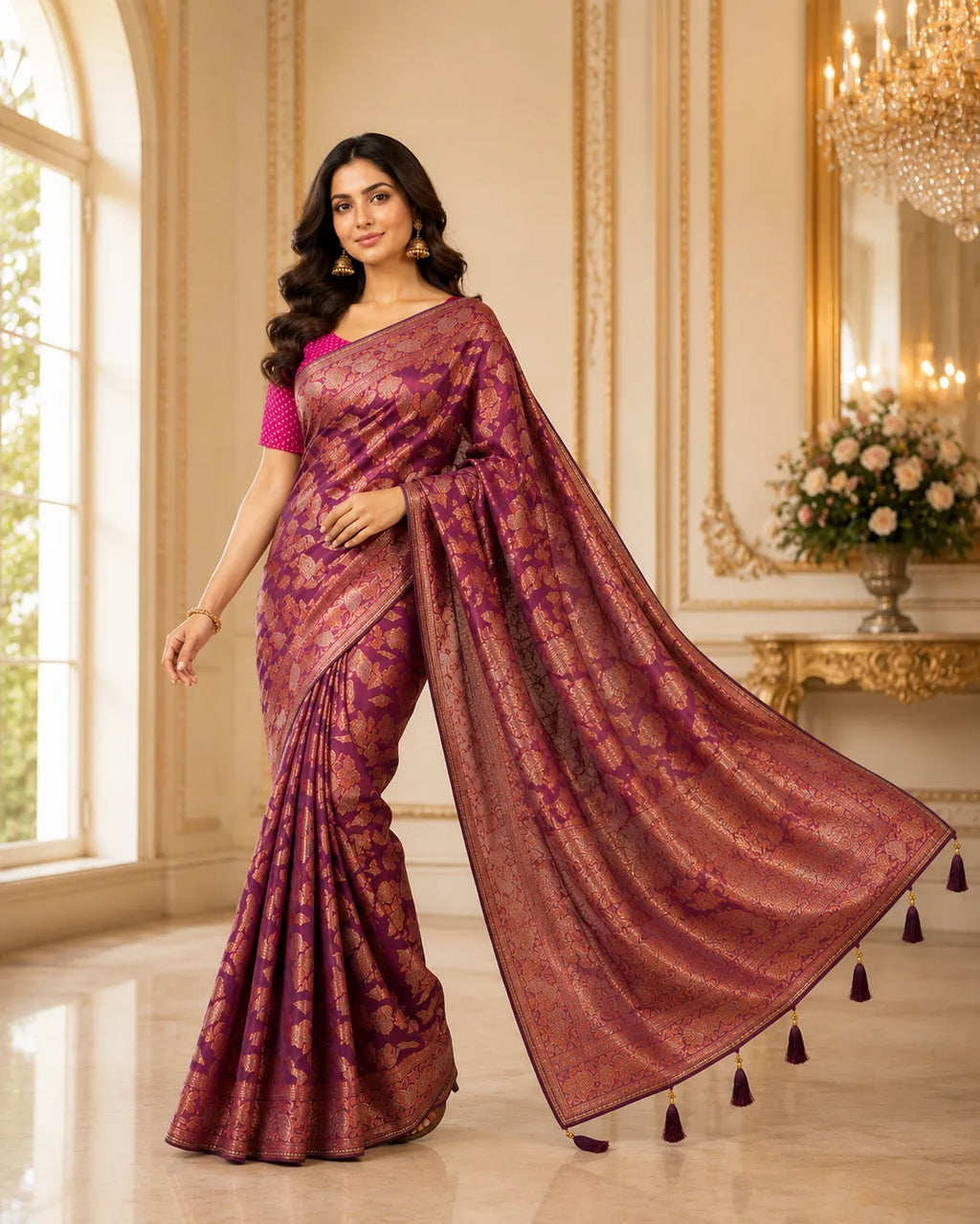 Aarunya Zari Saree